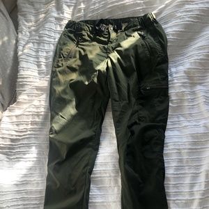 Uniqlo fleece lined utility pants